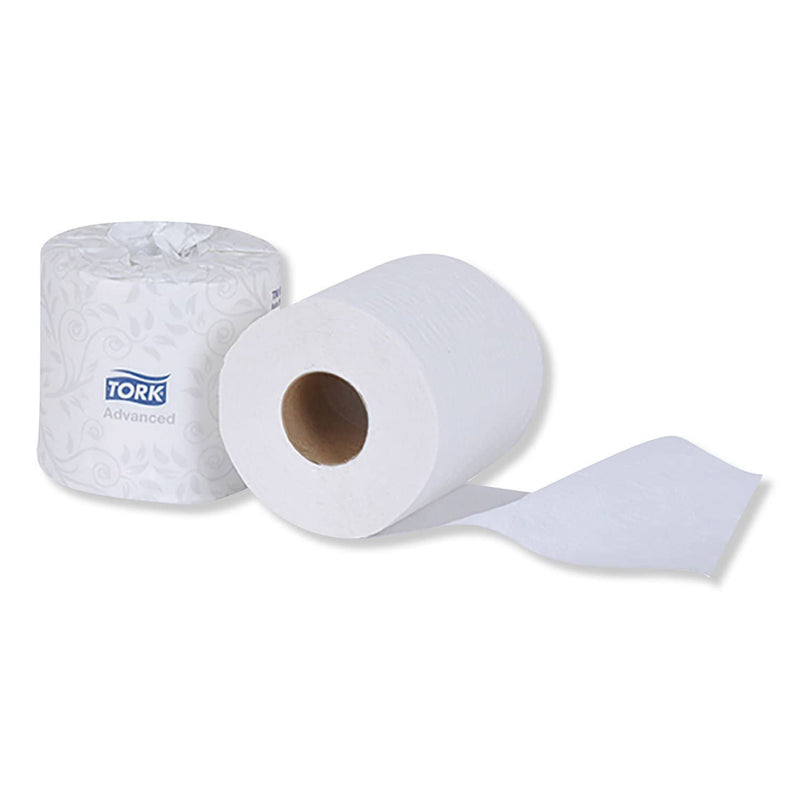 Tork Advanced Bath Tissue, Septic Safe, 2-Ply, White, 500 Sheets/Roll, 80 Rolls Carton - TRK245989 - TotalRestroom.com