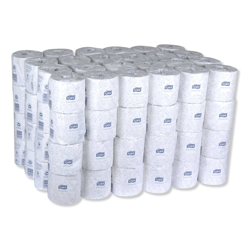 Tork Universal Bath Tissue, Septic Safe, 2-Ply, White, 500 Sheets/Roll, 96 Rolls/Carton - TRKTM1616S - TotalRestroom.com