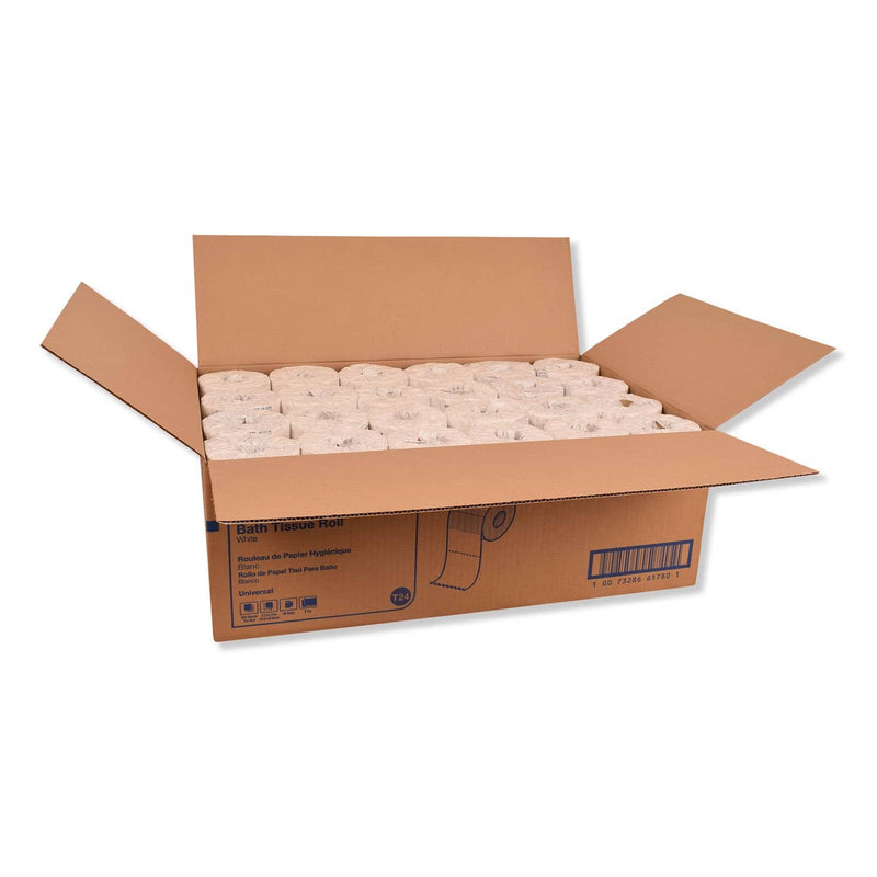 Tork Universal Bath Tissue, Septic Safe, 2-Ply, White, 500 Sheets/Roll, 48 Rolls/Carton - TRKTM1601A - TotalRestroom.com