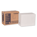 Tork Singlefold Hand Towel Dispenser, 11.75" X 5.75" X 9.25", White - TRK70WM1 - TotalRestroom.com