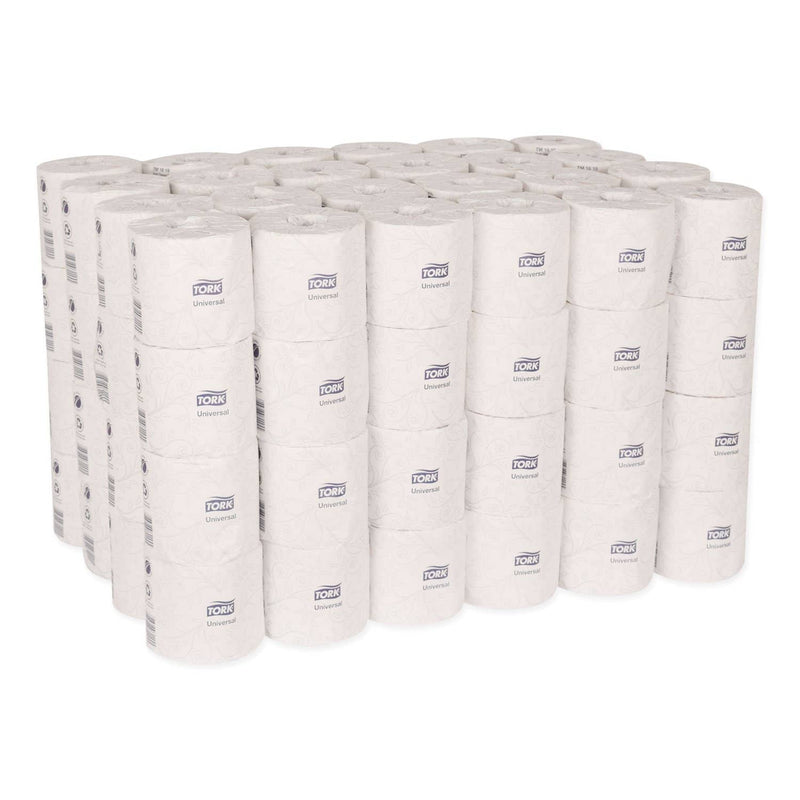 Tork Universal Bath Tissue, Septic Safe, 2-Ply, White, 500 Sheets/Roll, 96 Rolls/Carton - TRKTM1616 - TotalRestroom.com