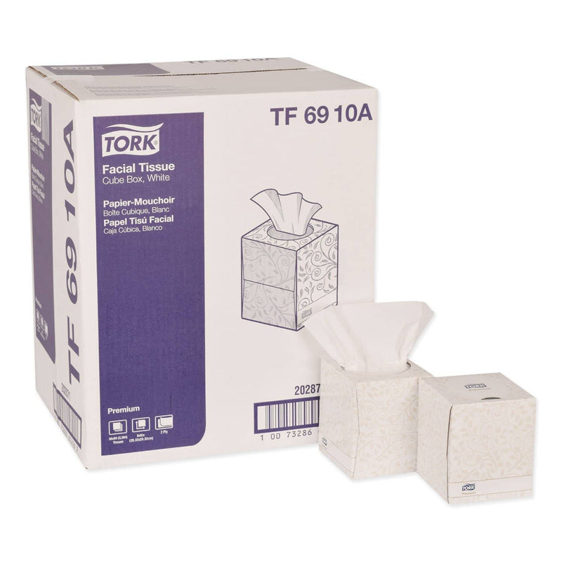 Tork Premium Facial Tissue, 2-Ply, White, 94 Sheets/Box, 36 Boxes/Carton - TRKTF6910A - TotalRestroom.com