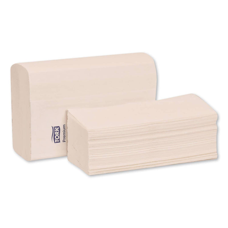 Tork Premium Multifold Towel, 1-Ply, 9 X 9.5, White, 250/Pack,12 Packs/Carton - TRK420580 - TotalRestroom.com