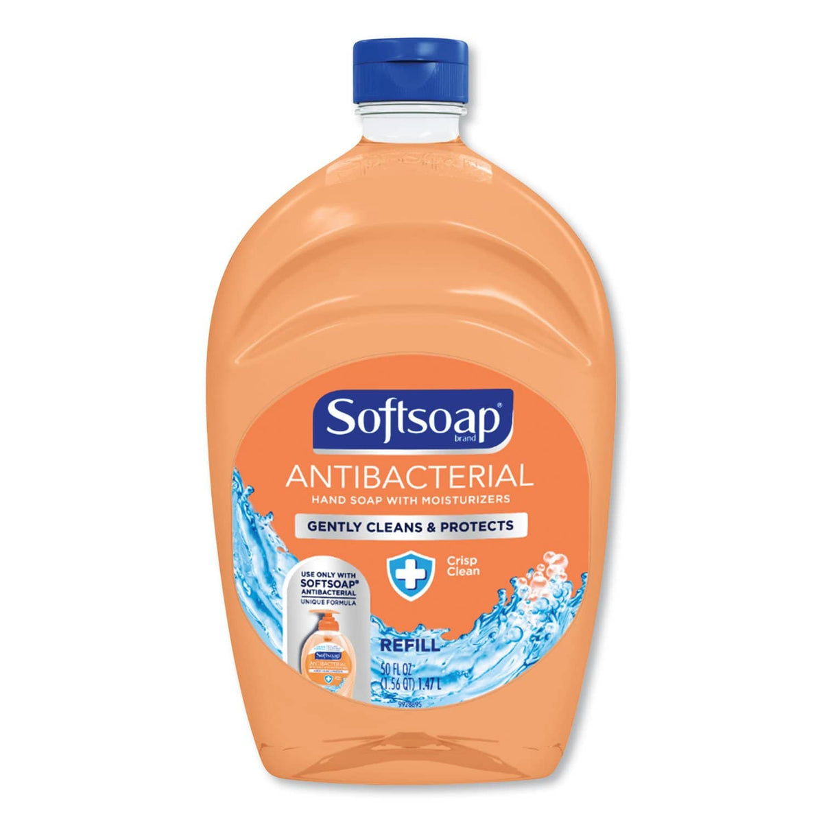 Softsoap Antibacterial Liquid Hand Soap Refills, Fresh, Orange, 50