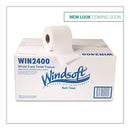 Windsoft Bath Tissue, Septic Safe, 2-Ply, White, 4 X 3.75, 400 Sheets/Roll, 24 Rolls/Carton - WIN2400 - TotalRestroom.com
