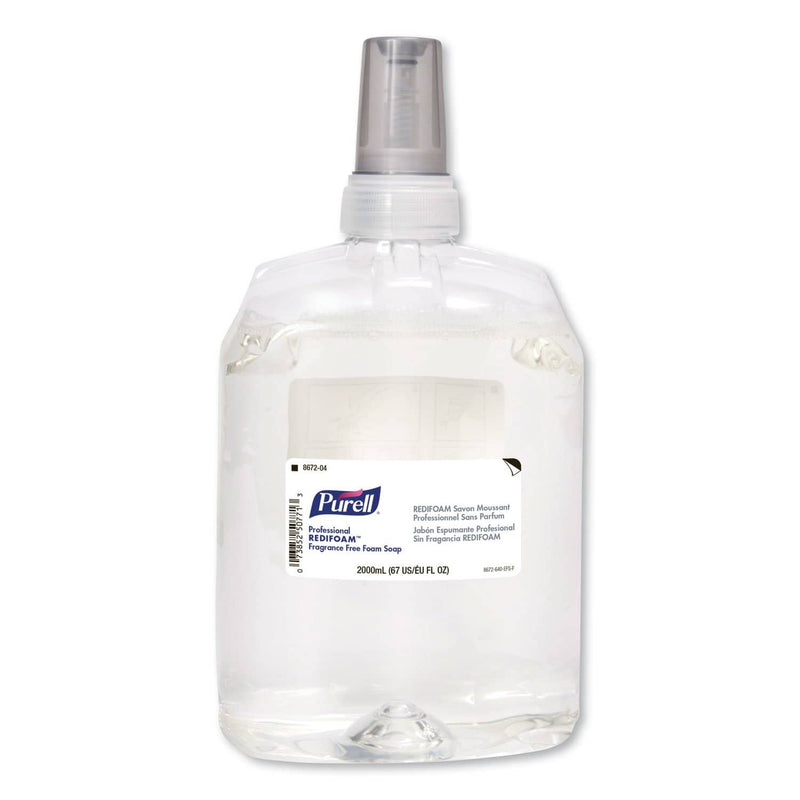 Purell Professional Redifoam Fragrance-Free Foam Soap, 2000 Ml, 4/Carton - GOJ867204CT - TotalRestroom.com