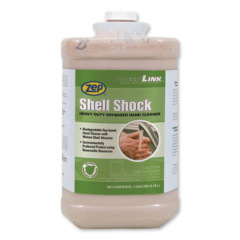 Zep Shell Shock Heavy Duty Soy-Based Hand Cleaner, Vanilla, 1 Gal Bottle - ZPE84923EA - TotalRestroom.com