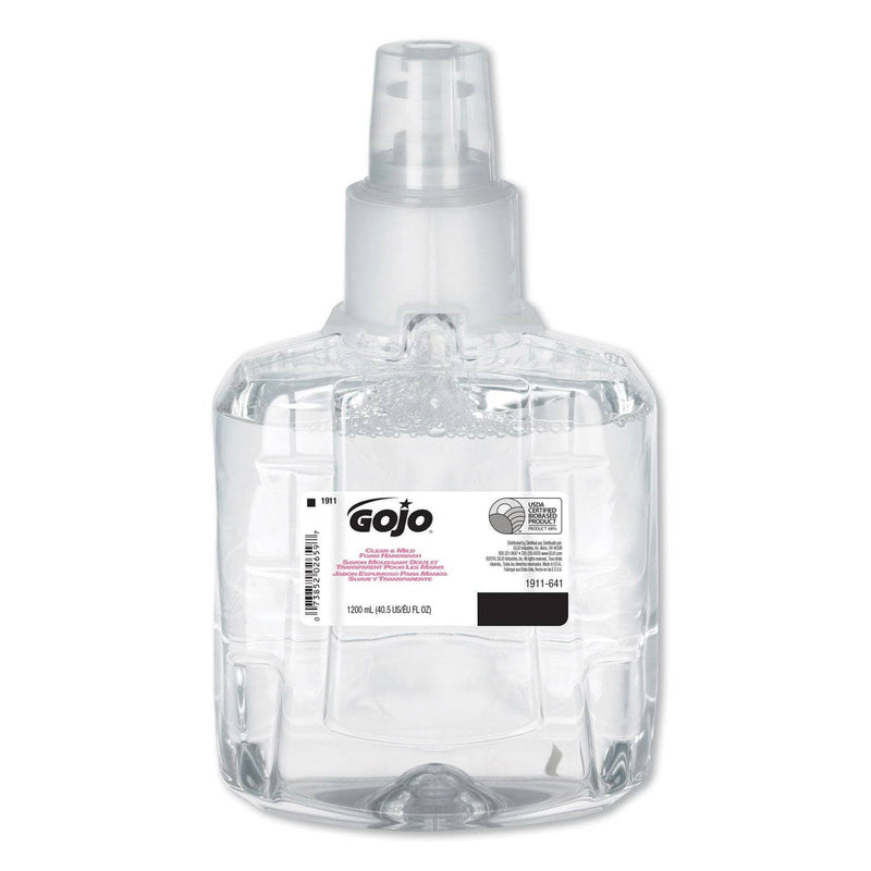 Gojo Clear & Mild Foam Handwash Refill, Fragrance-Free, 1200Ml Refill - GOJ191102EA - TotalRestroom.com