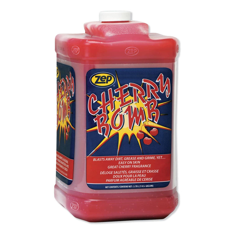 Zep Cherry Bomb Hand Cleaner, Cherry Scent, 1 Gal Bottle - ZPE95124EA - TotalRestroom.com