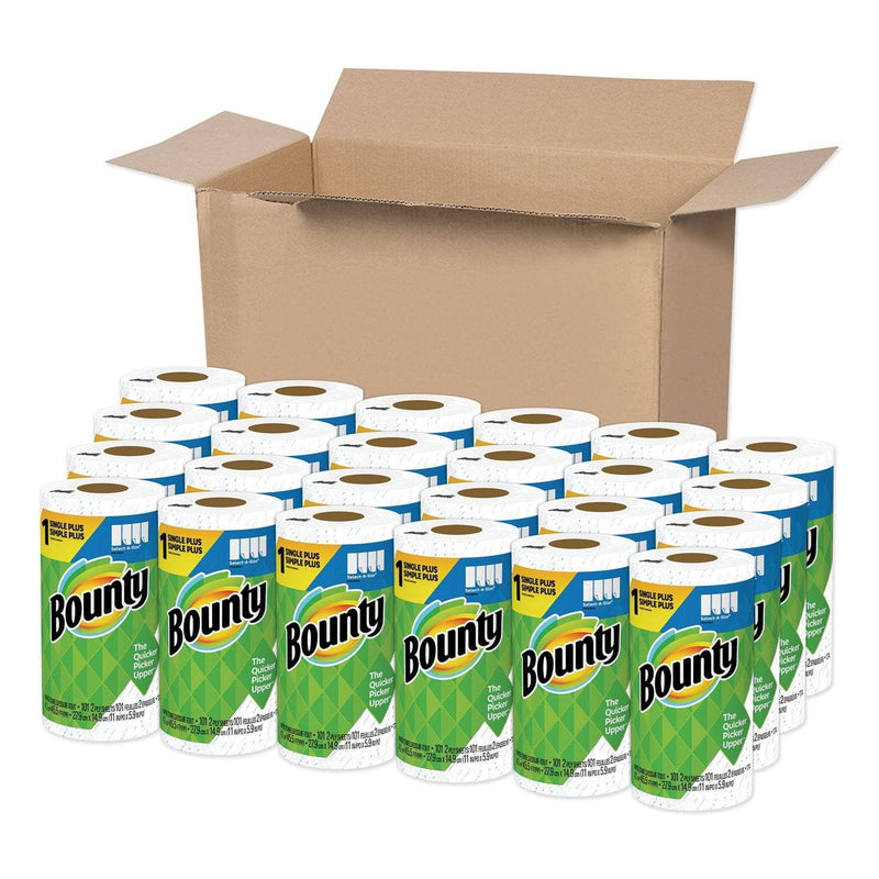 Bounty Select-A-Size Paper Towels, 2-Ply, White, 5.9 X 11, 83 Sheets/Roll, 24 Rolls/Carton - PGC47792 - TotalRestroom.com