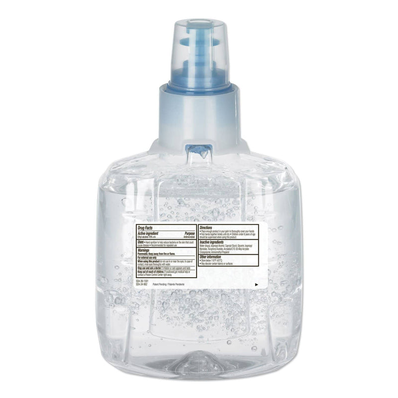 Purell Advanced Hand Sanitizer Green Certified Gel Refill, 1200 Ml, Fragrance Free, 2/Carton - GOJ190302CT - TotalRestroom.com