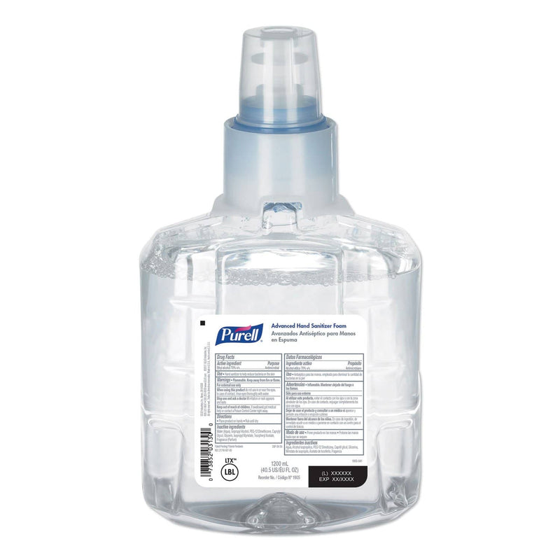 Purell Advanced Hand Sanitizer Foam, Ltx-12 1200 Ml Refill, Clear - GOJ190502EA - TotalRestroom.com