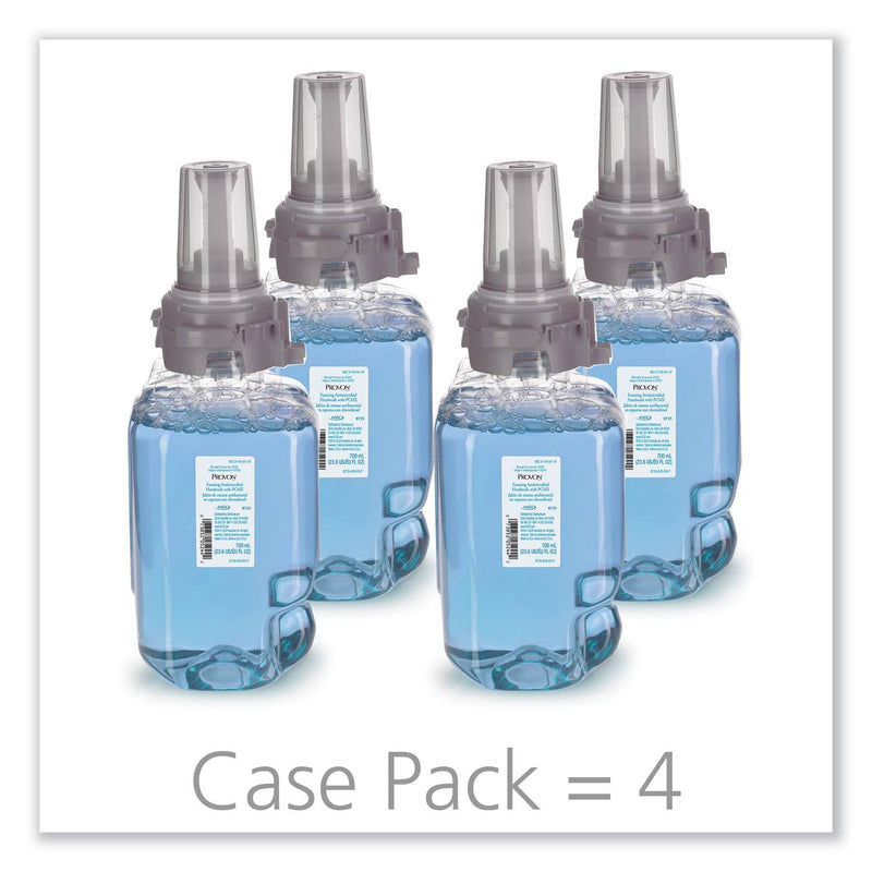 Provon Foaming Antimicrobial Handwash With Pcmx, Floral, 700 Ml Refill, For Adx-7, 4/Ct - GOJ872504 - TotalRestroom.com