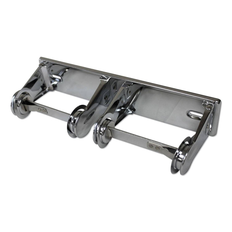 Impact Double Toilet Paper Roll Disp Chrome 12/Cs - IMP2501CT - TotalRestroom.com