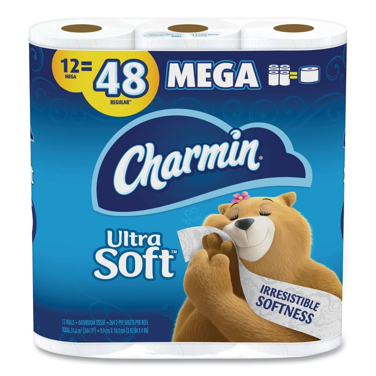 Charmin Ultra Soft Toilet Tissue, 48 Rolls/Carton - PGC79546