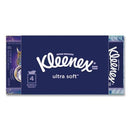 Kleenex Ultra Soft Facial Tissue, 3-Ply, White, 8.75 X 4.5, 65 Sheets/Box, 4 Boxes/Pack, 12 Packs/Carton - KCC50173CT