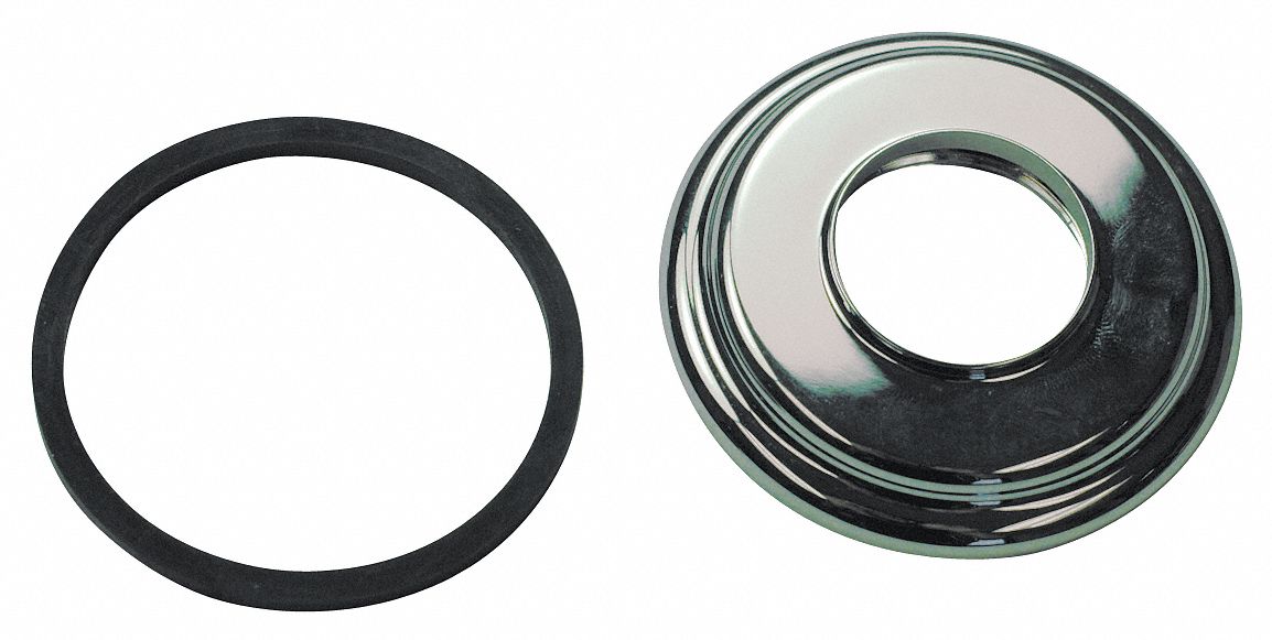 American Standard Escutcheon Kit, Fits Brand American Standard, Chrome - 013312-0020A