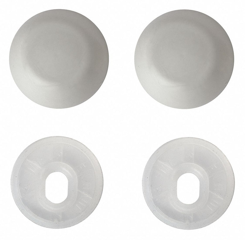 American Standard Bolt Cap Kit, Fits Brand American Standard, For Use with Series American Standard, Toilets - 034783-0200A