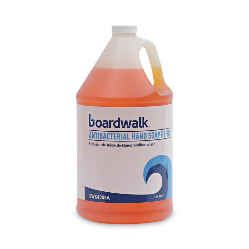 Boardwalk Antibacterial Liquid Soap, Floral Balsam, 1 Gal Bottle, 4/Carton - BWK430CT