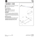 Bradley 9094-18 Shelf, 18" Width, Stainless Steel