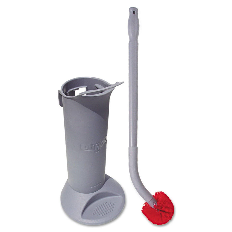 Unger Ergo Toilet Bowl Brush Complete: Wand, Brush Holder & 2 Heads - UNGBBWHR - TotalRestroom.com