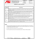 ASI 0535-2436 (24 x 36) Fixed Angle Tilted Mirror, 24"W x 36"H