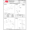 ASI 3801-42-41 (42 x 1.5) Snap Flange, Matte Black, Straight Grab Bar, 42”