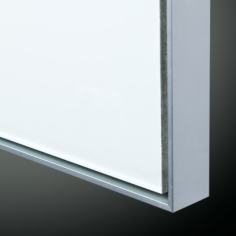 ASI Frameless Magnetic Glass Markerboard Z Track Bracket 4' X 6' Mag, Length: 72" X Width: 48" - 980831406