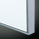 ASI Frameless Non-Magnetic Glass Markerboard Z Track Bracket 4' X 4' Non Mag, Length: 48" X Width: 48" - 980821404