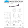 Bobrick B-5806x36 (36 x 1.25) Commercial Grab Bar, 1-1/4