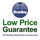 Bradley 5942 Combination Commercial Toilet Paper Dispenser w/ Disposal, Recessed-Mounted, Stainless Steel