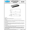 Bobrick B-253 Commercial Paper Towel Roll, Surface-Mounted, Stainless Steel