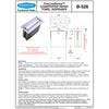 Bobrick B-526 Commercial Paper Towel Dispenser, Counter-Top Mounted, Stainless Steel