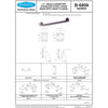 Bobrick B-6806x36 (36 x 1.5) Commercial Grab Bar, 1-1/2