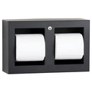 Bobrick B-3588.MBLK Matte Black Tissue Dispenser, Multi-Roll