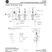 Bradley - 6-3100-RFT-BN - Touchless Counter Mounted Sensor Soap Dispenser, Brushed Nickel, Crestt Series