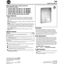 Bradley 780-060300 (60 x 30) Commercial Restroom Mirror, Angle Frame, 60" W x 30" H, Stainless Steel w/ Satin Finish