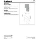 Bradley 917-00 Clothes Hook, 917-00, Stainless Steel w/ Satin Finish