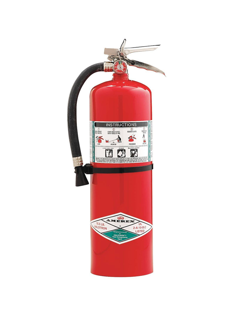 Amerex Halotron Fire Extinguisher with 15.5 lb. Capacity an