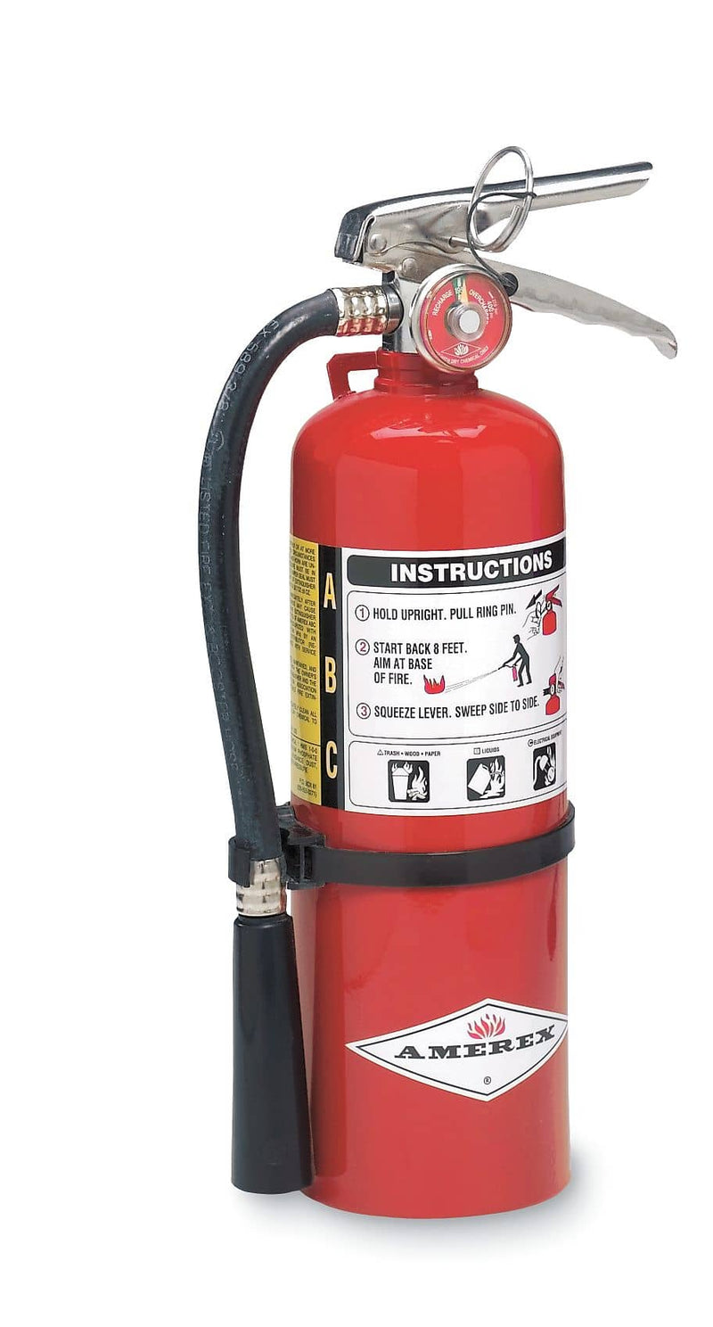 Amerex B424 Dry Chemical Fire Extinguisher with 5 lb. Capacity