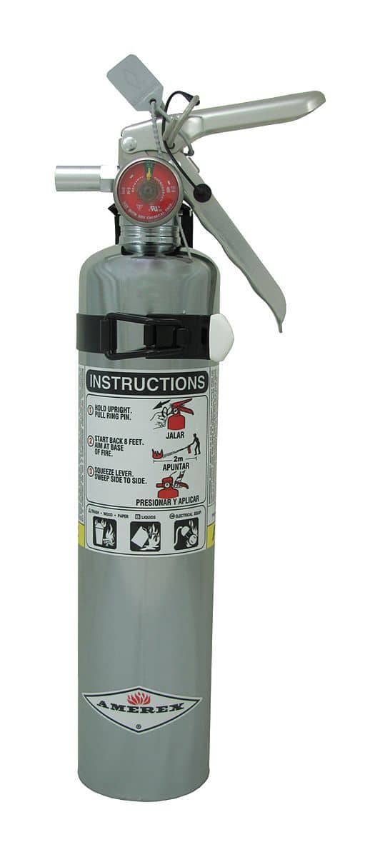Amerex Dry Chemical Fire Extinguisher with 2.5 lb. Capacity