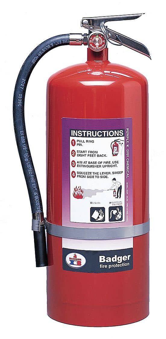 Badger Dry Chemical Fire Extinguisher with 2.5 lb. Capacity