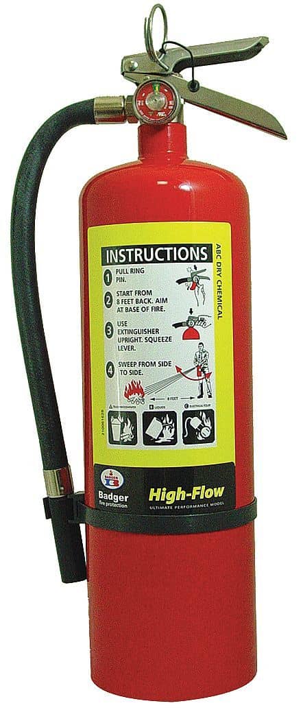 Badger B10M-1-HF Dry Chemical Fire Extinguisher with 10 lb. Capacity - TotalRestroom.com