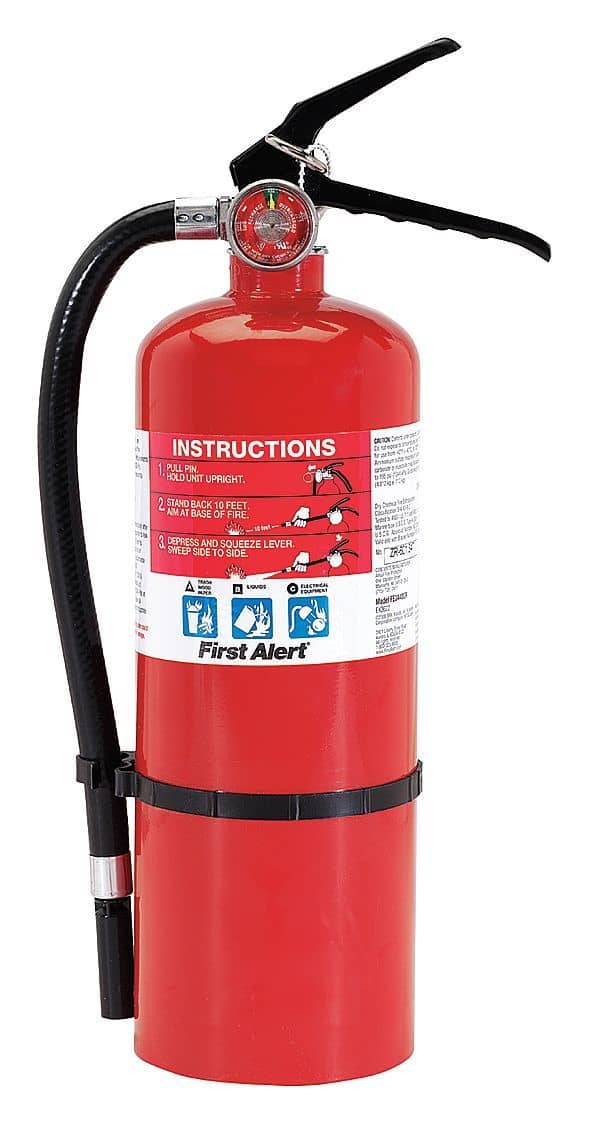 First Alert Dry Chemical Fire Extinguisher with 5 lb. Capa - TotalRestroom.com