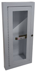 Fire Extinguisher Cabinet, 10 lb, White - 1RK38 - TotalRestroom.com