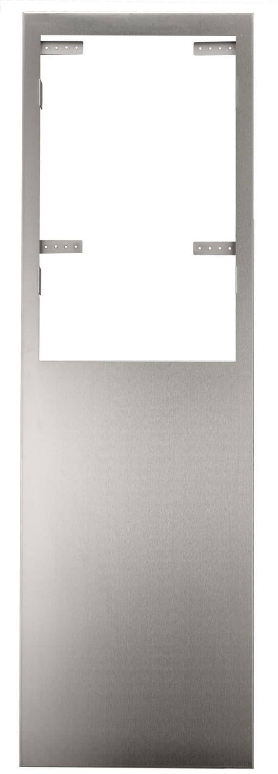 Xlerator 17-7/16" x 1" x 56" Stainless Steel Wall Retrofit - TotalRestroom.com