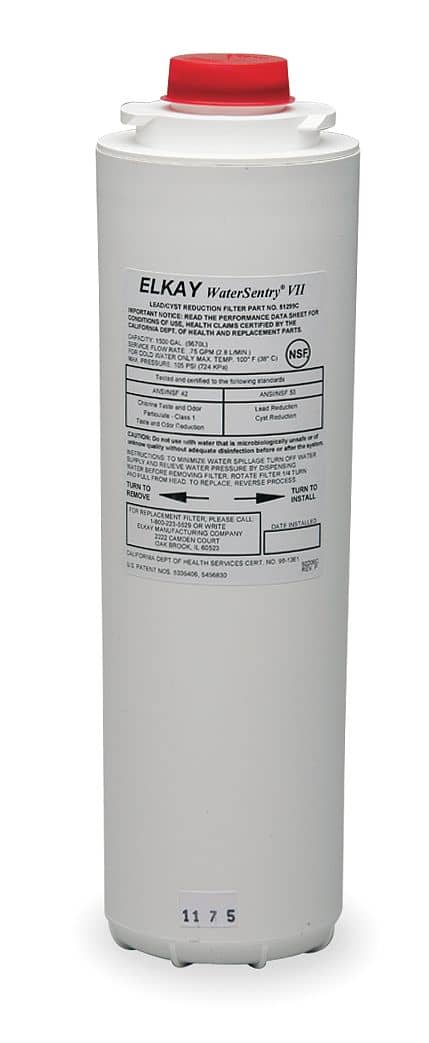 Elkay Plastic, Carbon and other Replacement Filter Cartridg - TotalRestroom.com
