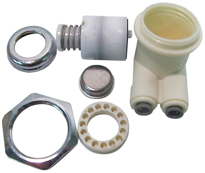 Elkay Brass, Valox, Rubber, Celcon, Steel Push Bottom Assem - TotalRestroom.com