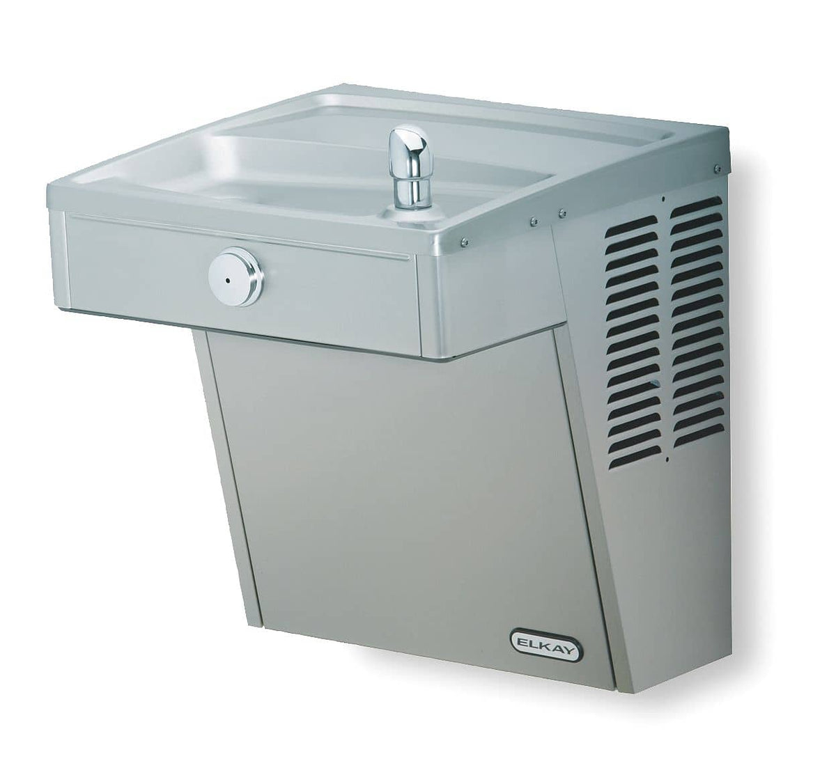 Elkay Stainless Steel Push Button Vandal Resistant Water Co - TotalRestroom.com