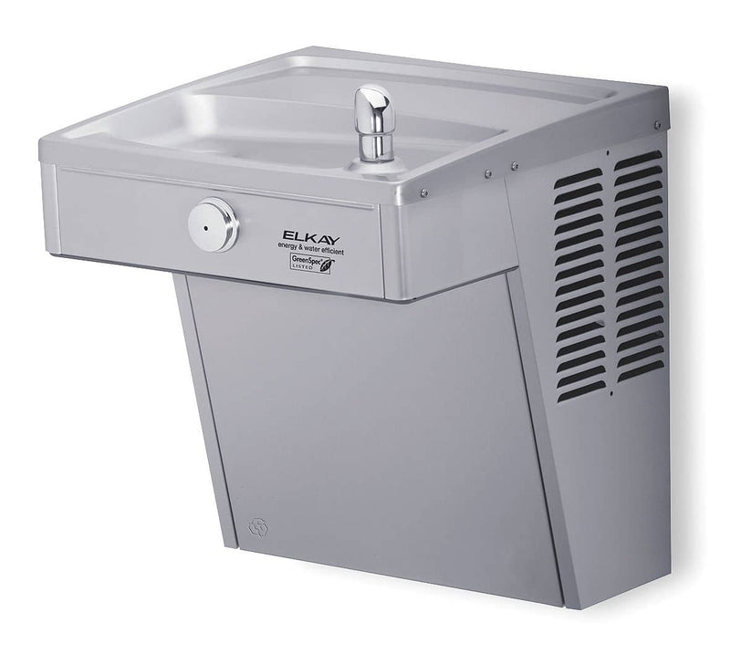 Elkay VRCGRN8 Stainless Steel Push Button Water Cooler, 8.0 - TotalRestroom.com